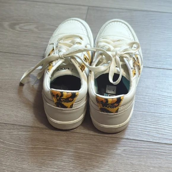 Vans White Sneakers with Leopard Print - Picture 2 of 4